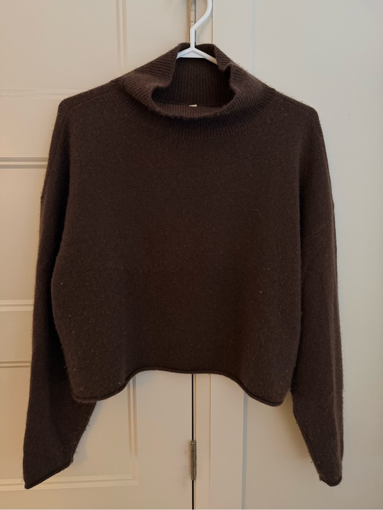 Babaton Sweaters - Cashmere Brown Turleneck Sweater - The Group by Babaton